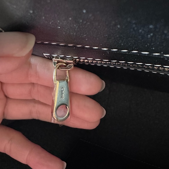 Chloe Large Woody Tote Bag, Grey - Picture 9 of 11